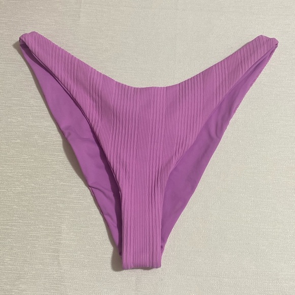 L*SPACE Women's CABANA BOTTOM BITSY Cut Bikini Bottom Size L - Picture 3 of 6
